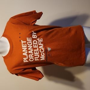McDonald's coffee nba orange m medium tshirt
